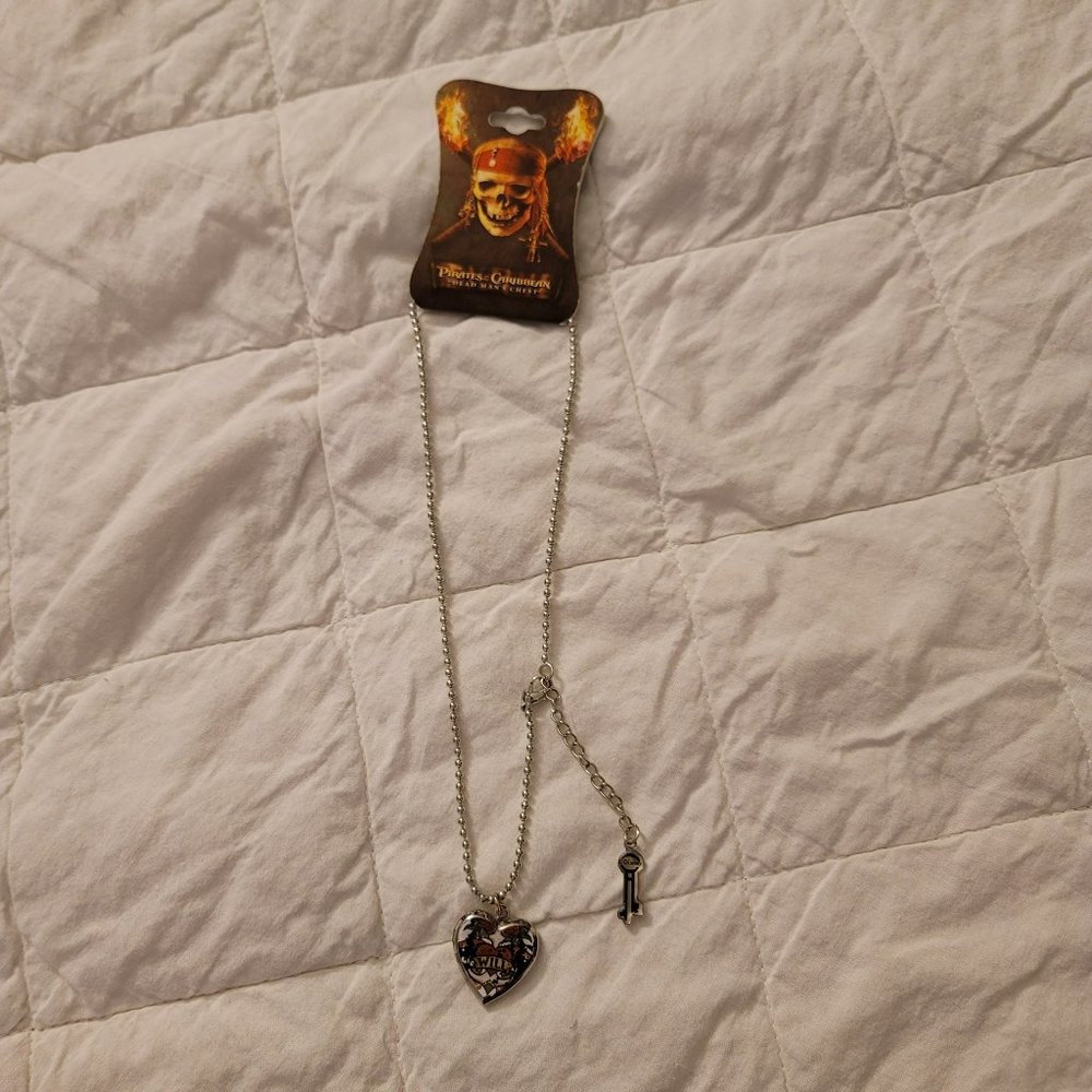 Pirates of the Caribbean Dead Mans Chest Will Turner Locket Necklace Disney